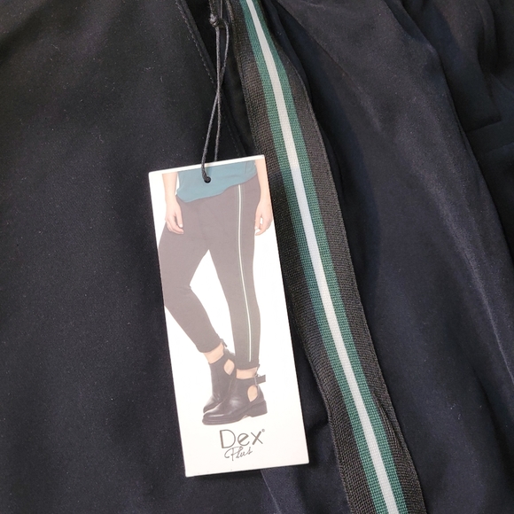 SOLD. Dex Plus Trousers with black green and white stripe sz 2x - Picture 3 of 6